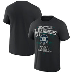 Black Seattle Mariners Darius Rucker Collection by Fanatics Beach Splatter T-Shirt