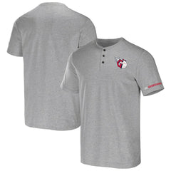 Heather Gray Cleveland Guardians Darius Rucker Collection by Fanatics Henley T-Shirt