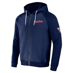 Navy Cleveland Guardians Darius Rucker Collection by Fanatics Raglan Full-Zip Hoodie