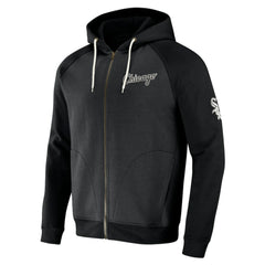 Black Chicago White Sox Darius Rucker Collection by Fanatics Raglan Full-Zip Hoodie