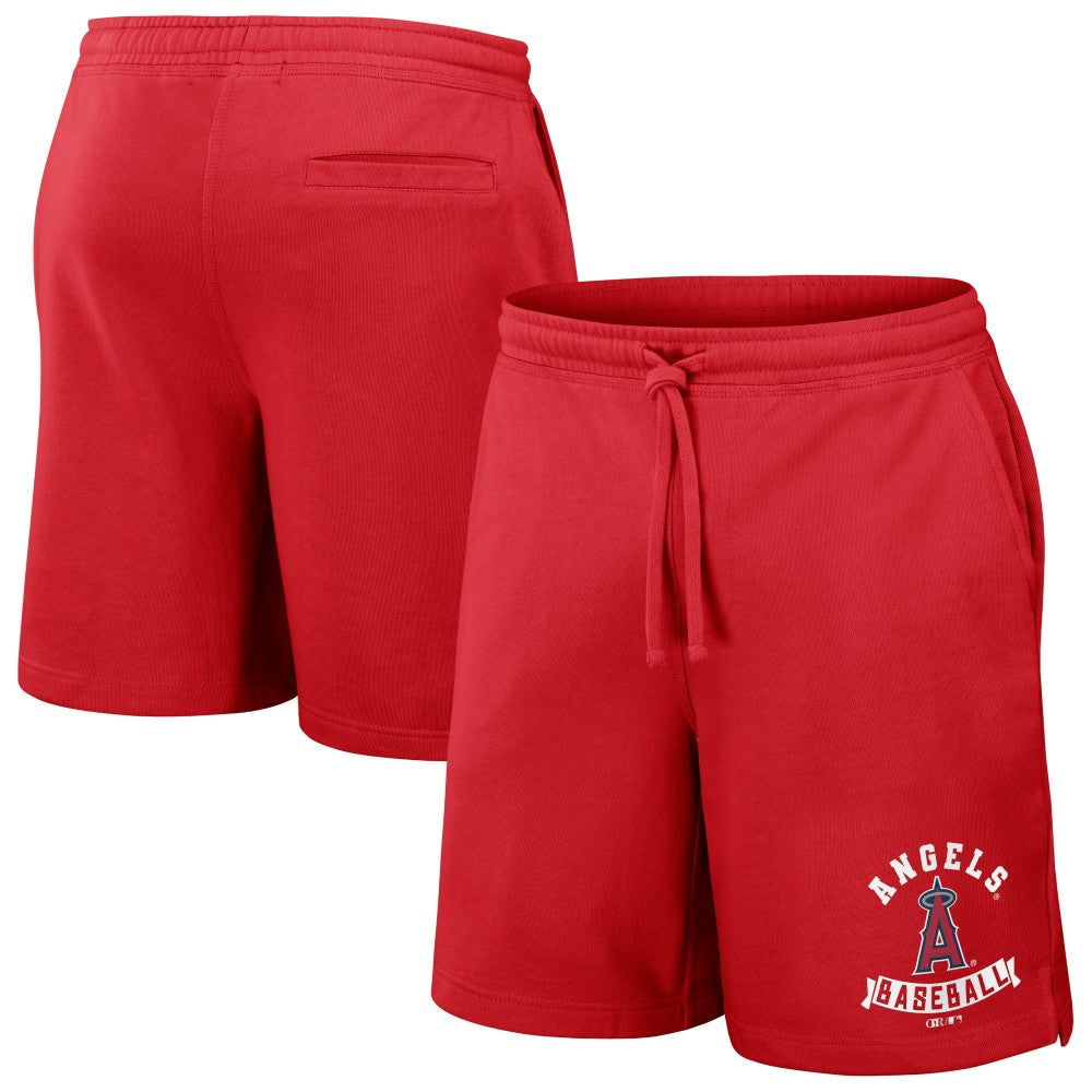Red Los Angeles Angels Darius Rucker Collection by Fanatics Team Color Shorts