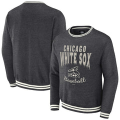 Heather Charcoal Chicago White Sox Darius Rucker Collection by Fanatics Vintage Pullover Sweatshirt