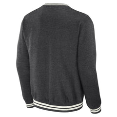 Heather Charcoal New York Mets Darius Rucker Collection by Fanatics Vintage Pullover Sweatshirt