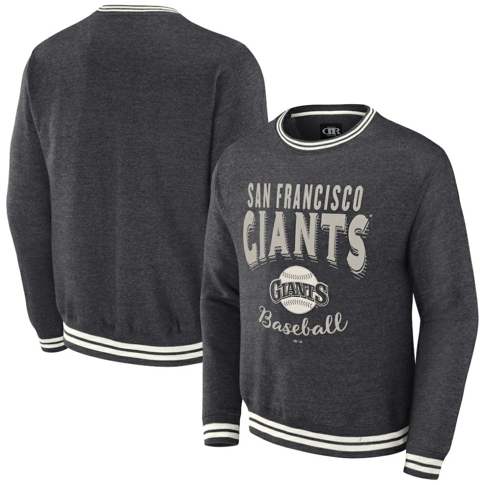 Heather Charcoal San Francisco Giants Darius Rucker Collection by Fanatics Vintage Pullover Sweatshirt