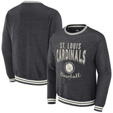 Heather Charcoal St. Louis Cardinals Darius Rucker Collection by Fanatics Vintage Pullover Sweatshirt