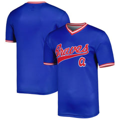 Royal Atlanta Braves Stitches Cooperstown Collection Team Jersey