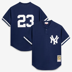 Navy Don Mattingly New York Yankees Mitchell & Ness Authentic Batting Practice Jersey