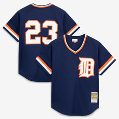 Navy Kirk Gibson Detroit Tigers Mitchell & Ness Authentic Batting Practice Jersey