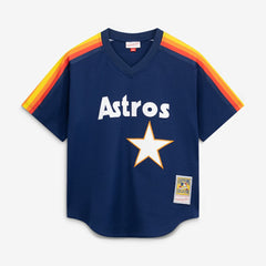 Navy Jeff Bagwell Houston Astros Mitchell & Ness Authentic Batting Practice Jersey