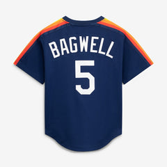Navy Jeff Bagwell Houston Astros Mitchell & Ness Authentic Batting Practice Jersey