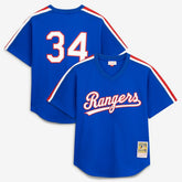 Royal Nolan Ryan Texas Rangers Mitchell & Ness Authentic Batting Practice Jersey