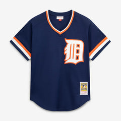Navy Alan Trammell Detroit Tigers Mitchell & Ness Authentic Batting Practice Jersey