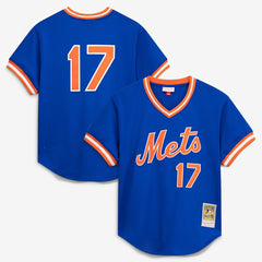 Royal Keith Hernandez New York Mets Mitchell & Ness Authentic Batting Practice Jersey