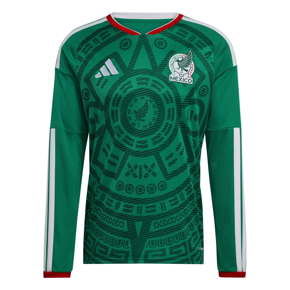 2026 Mexico Men's Stadium Home Long-Sleeve Soccer Jersey