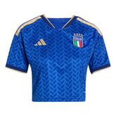 2026 Italy Women's Stadium Home Cropped Soccer Jersey