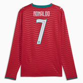 2026 Portugal Men's Stadium Home Ronaldo #7 Long-Sleeve Soccer Je