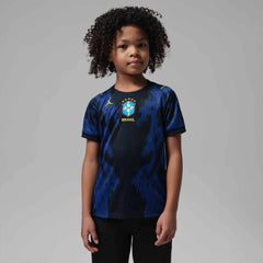 2026-27 Brazil Little Kids' Stadium Away Soccer Jersey