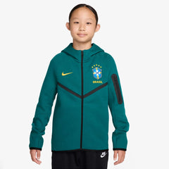 2026-27 Brazil Youth Full-Zip Tech Fleece Hoodie