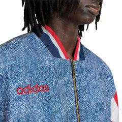 USA Men's Denim Graphic Track Top