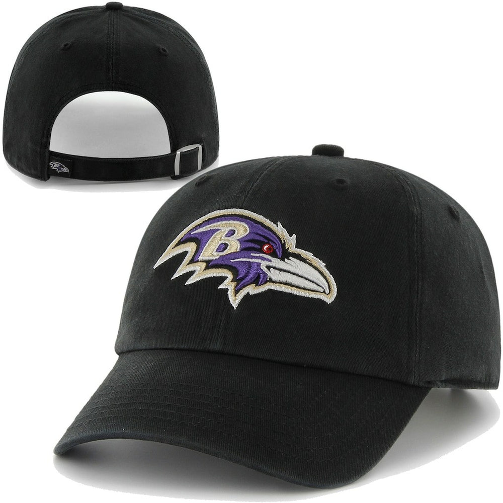 '47 Brand  Clean Up Adjustable Hat - Baltimore Ravens Hats