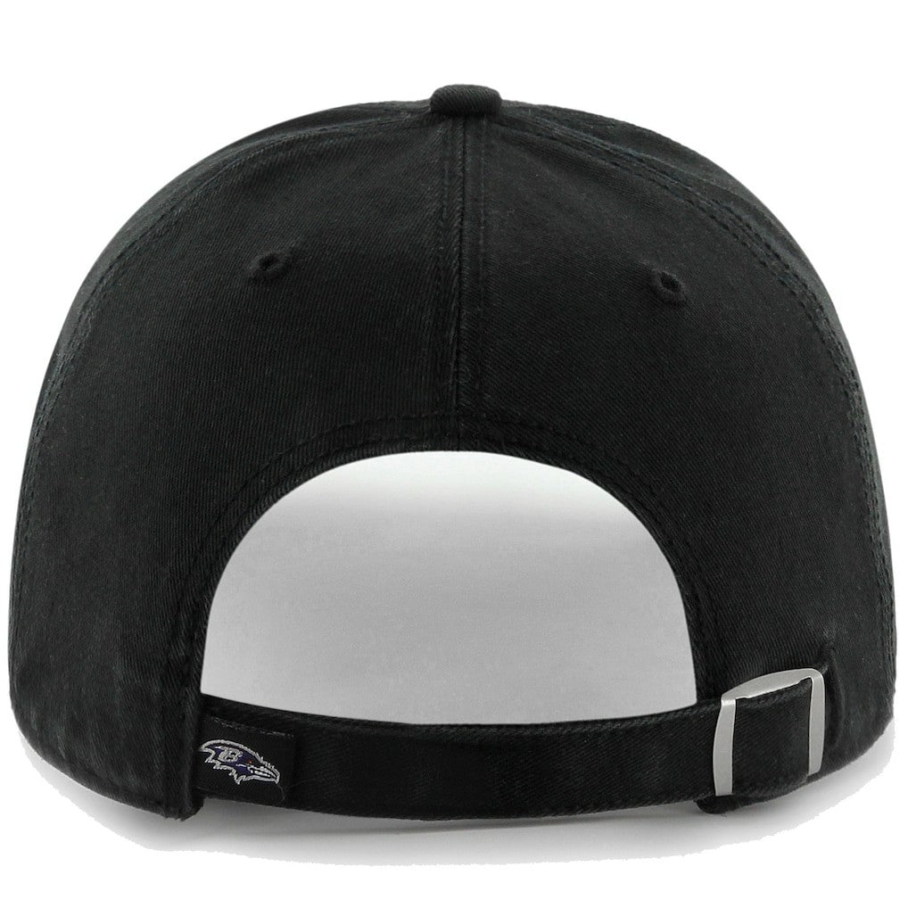 '47 Brand  Clean Up Adjustable Hat - Baltimore Ravens Hats