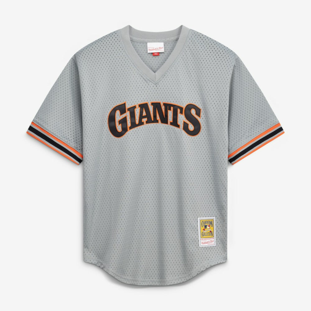 Gray Will Clark San Francisco Giants Mitchell & Ness Authentic Batting Practice Jersey
