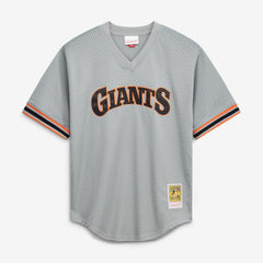 Gray Will Clark San Francisco Giants Mitchell & Ness Authentic Batting Practice Jersey