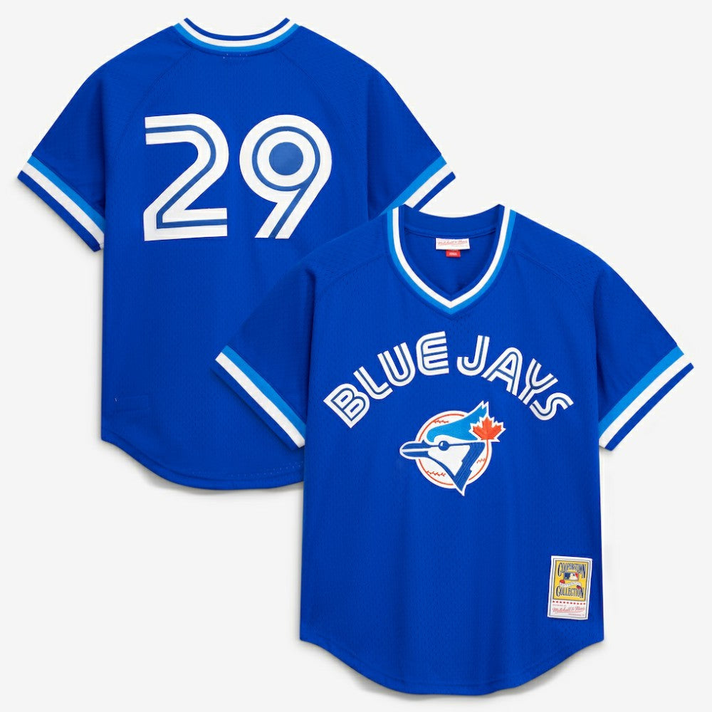 Royal Joe Carter Toronto Blue Jays Mitchell & Ness Authentic Batting Practice Jersey