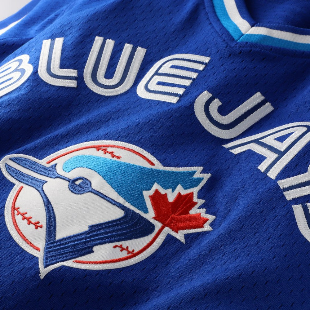 Royal Joe Carter Toronto Blue Jays Mitchell & Ness Authentic Batting Practice Jersey