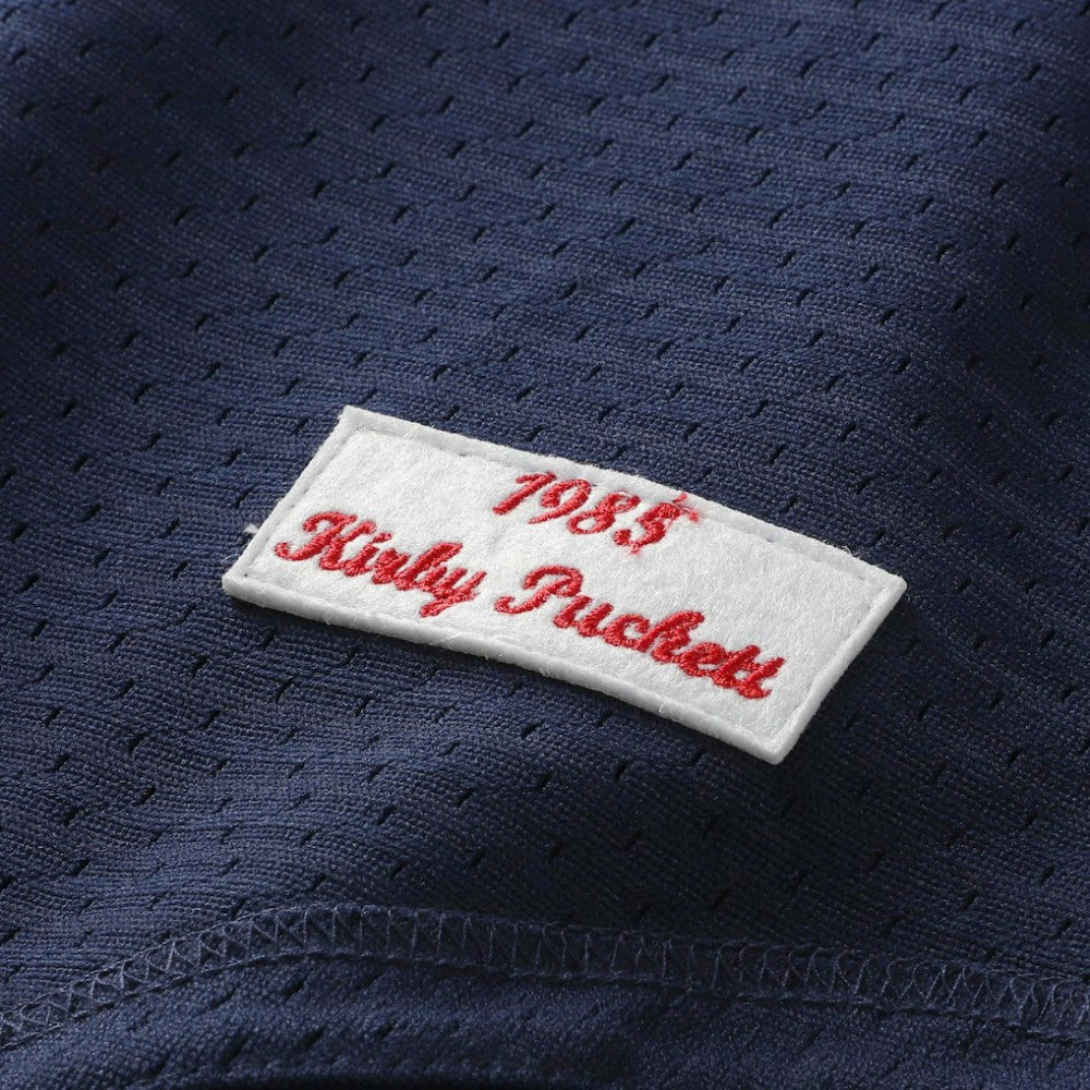 Navy Kirby Puckett Minnesota Twins Mitchell & Ness Authentic Batting Practice Jersey