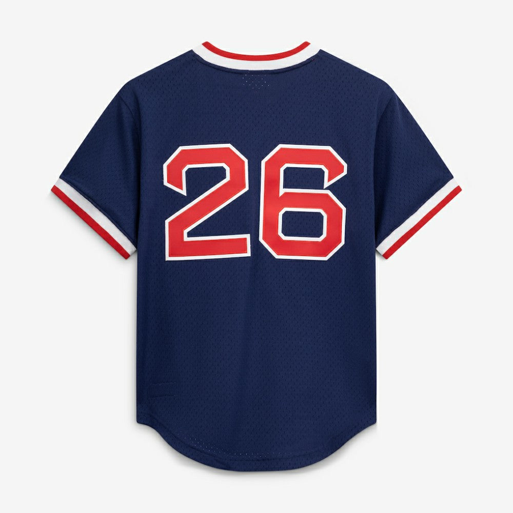 Navy Wade Boggs Boston Red Sox Mitchell & Ness Authentic Batting Practice Jersey