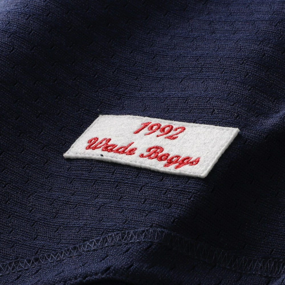 Navy Wade Boggs Boston Red Sox Mitchell & Ness Authentic Batting Practice Jersey