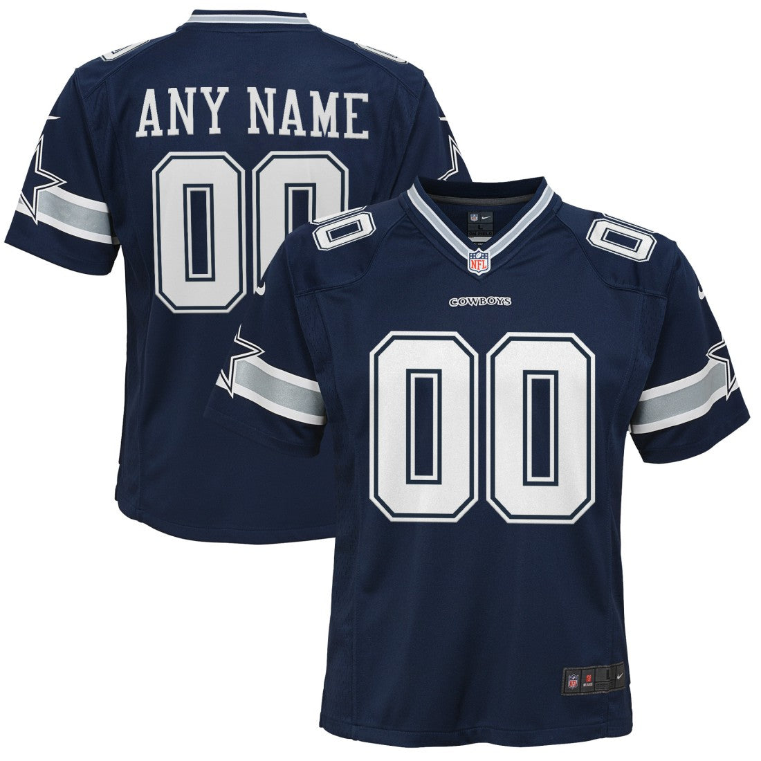 Youth Custom Game Jersey - Dallas Cowboys Jerseys