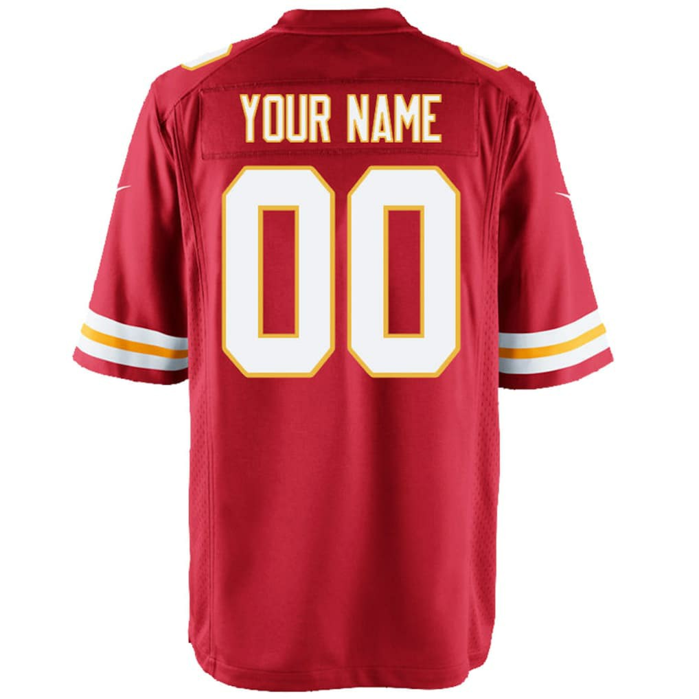 Youth Custom Game Jersey - Kansas City Chiefs Jerseys