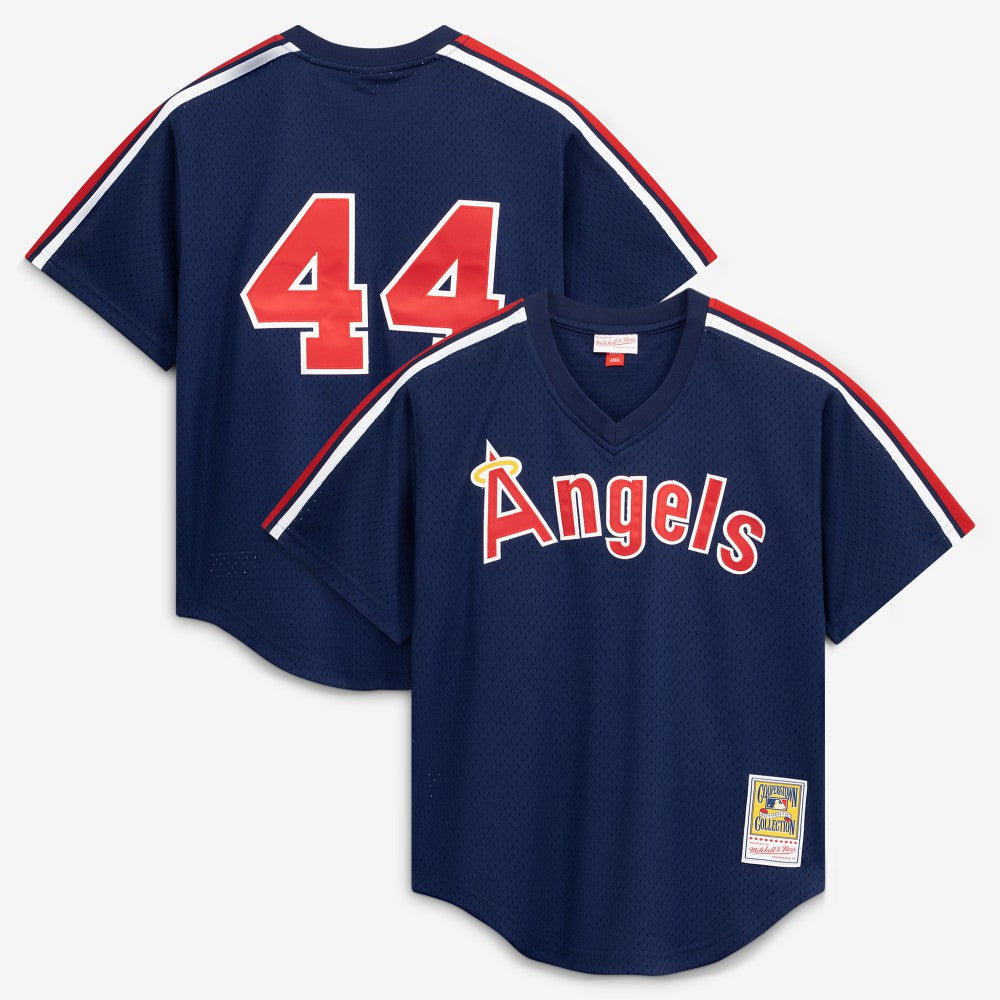 Navy Reggie Jackson California Angels Mitchell & Ness Authentic Batting Practice Jersey