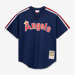 Navy Reggie Jackson California Angels Mitchell & Ness Authentic Batting Practice Jersey
