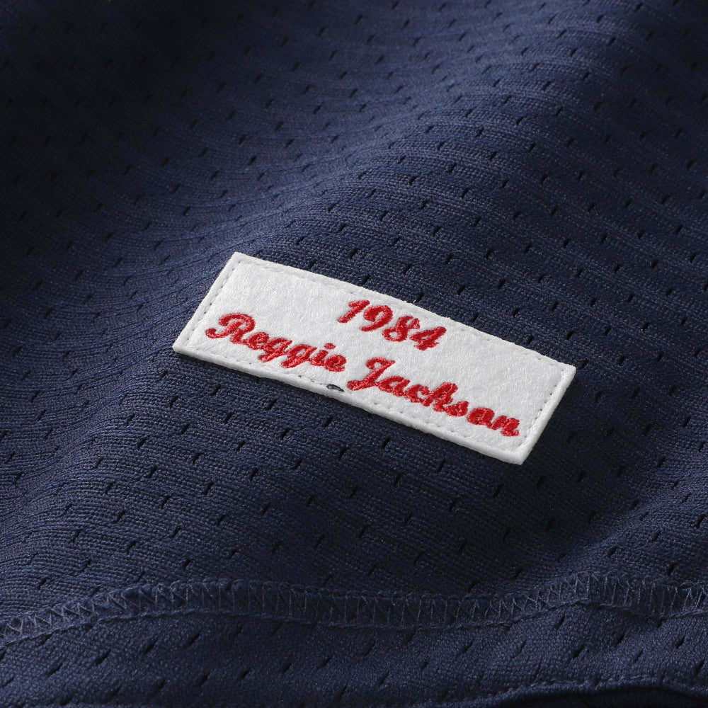 Navy Reggie Jackson California Angels Mitchell & Ness Authentic Batting Practice Jersey