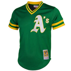 Green Reggie Jackson Athletics Mitchell & Ness Authentic Batting Practice Jersey
