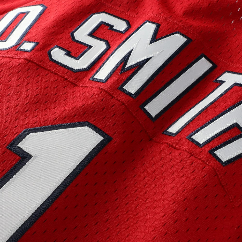 Scarlet Ozzie Smith St. Louis Cardinals Mitchell & Ness Authentic Batting Practice Jersey