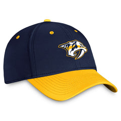 NHL Nashville Predators Fanatics Authentic Pro Rink Two-Tone Flex Hat – Navy/Gold