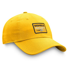 NHL Nashville Predators Fanatics Authentic Pro Prime Adjustable Hat – Gold