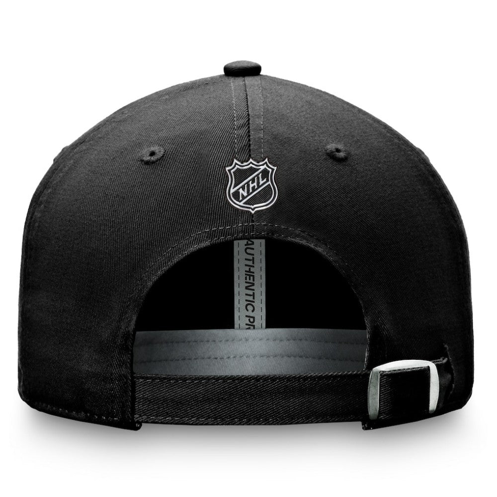NHL Pittsburgh Penguins Fanatics Authentic Pro Prime Adjustable Hat – Black