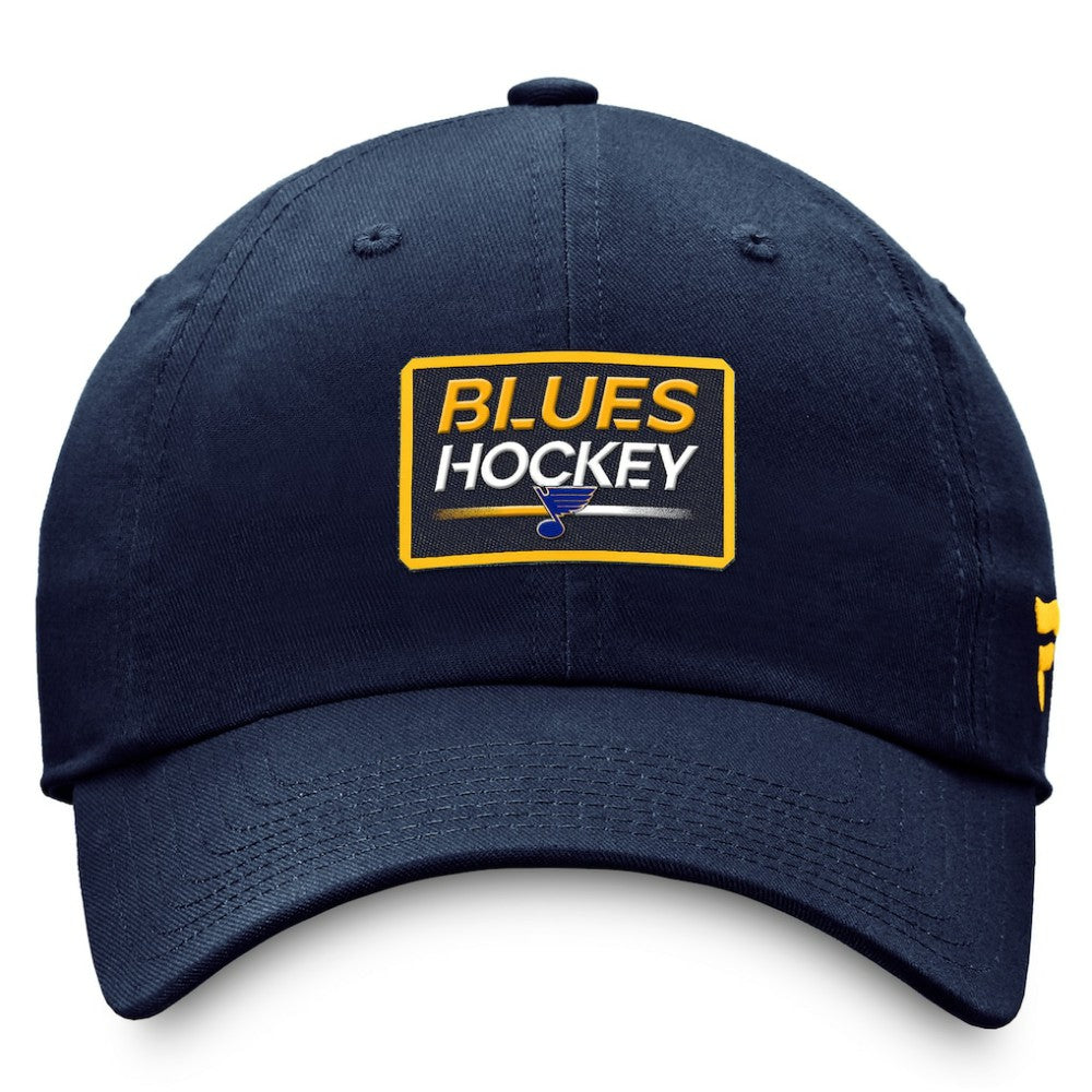 NHL St. Louis Blues Fanatics Authentic Pro Prime Adjustable Hat – Navy