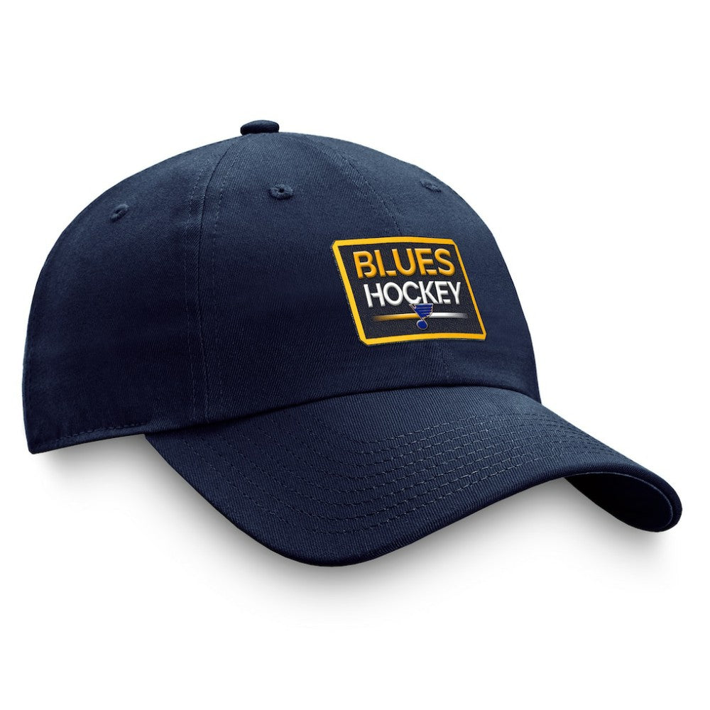 NHL St. Louis Blues Fanatics Authentic Pro Prime Adjustable Hat – Navy