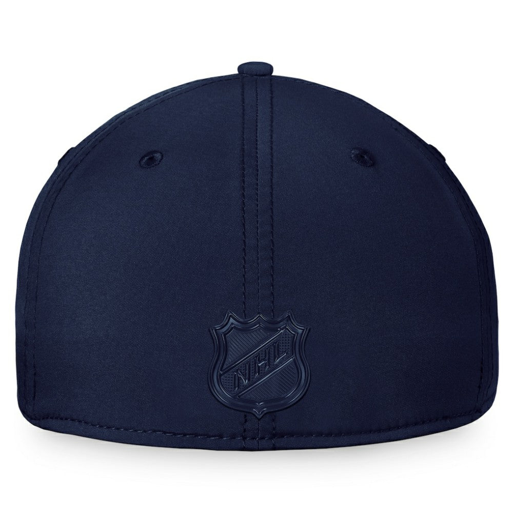 NHL Seattle Kraken Fanatics Authentic Pro Road Flex Hat – Deep Sea Blue