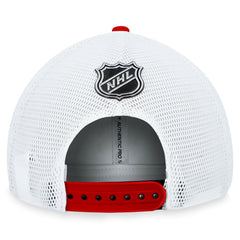 NHL Chicago Blackhawks Fanatics Authentic Pro Rink Trucker Adjustable Hat
