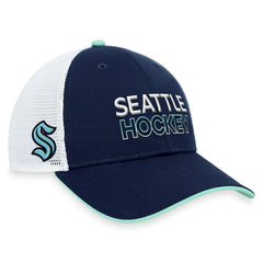 NHL Seattle Kraken Fanatics Authentic Pro Rink Trucker Adjustable Hat