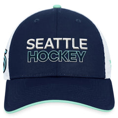 NHL Seattle Kraken Fanatics Authentic Pro Rink Trucker Adjustable Hat