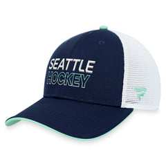 NHL Seattle Kraken Fanatics Authentic Pro Rink Trucker Adjustable Hat