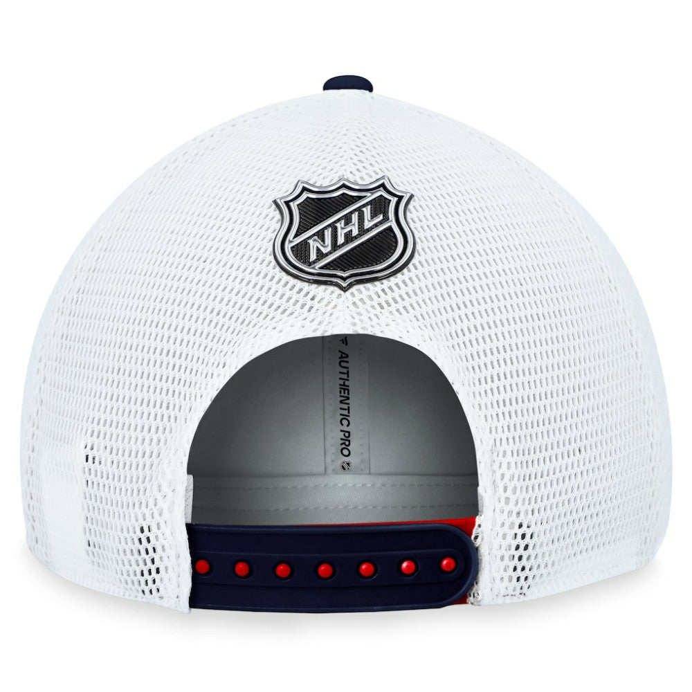 NHL Washington Capitals Fanatics Authentic Pro Rink Trucker Adjustable Hat
